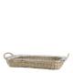 Tray w. wicker basket