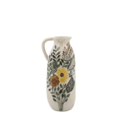 Jug w. floral motif