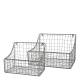 Fil de fer Basket set of 2