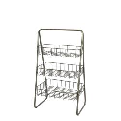 Etagere w. 3 fil de fer baskets