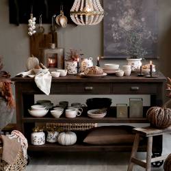 Wyspa Kuchenna Rystykalna Chic Antique A