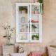 Biała Witryna Ścienna Chic Antique Marsylia