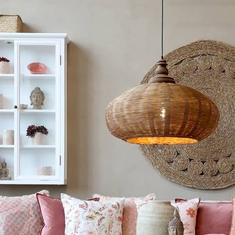 Rattanowa Lampa Chic Antique C