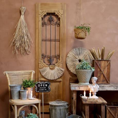 Drewniany Panel Drzwi Ozdobne Chic Antique A