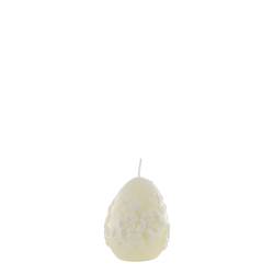 Vienne Pillar Candle w. flower pattern