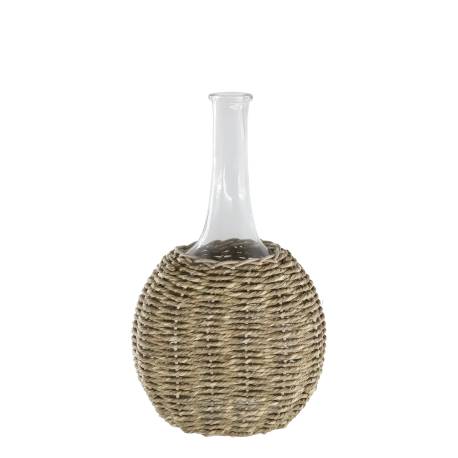 Bottle w. wicker bottom