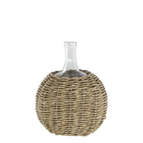Bottle w. wicker bottom