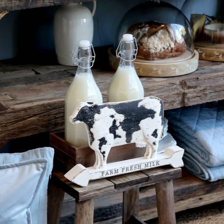 Figurka Krowa Farmhouse Chic Antique