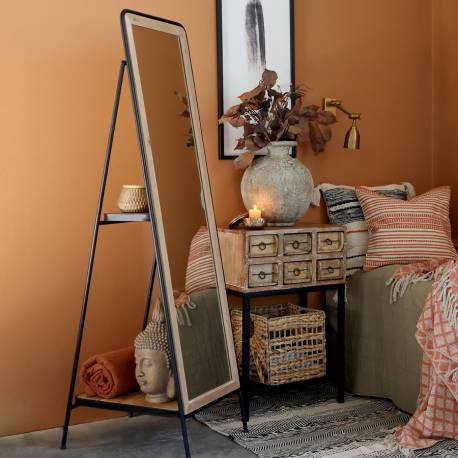 Lustro Podłogowe z Półkami Chic Antique