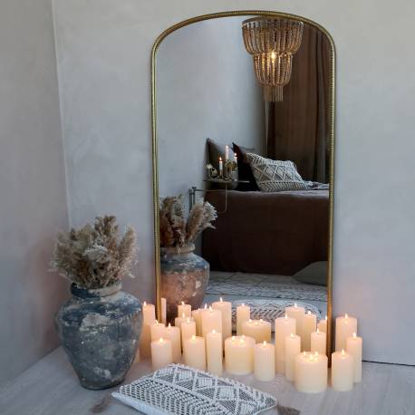 Lustro w Metalowej Ramie Chic Antique