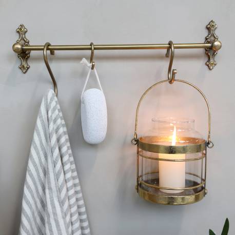 Drążek Ścienny Na Ręcznik/Wieszaczki Chic Antique 40 cm