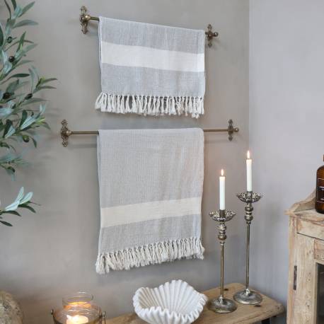 Drążek Ścienny Na Ręcznik/Wieszaczki Chic Antique 60 cm