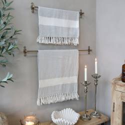 Drążek Ścienny Na Ręcznik/Wieszaczki Chic Antique 80 cm