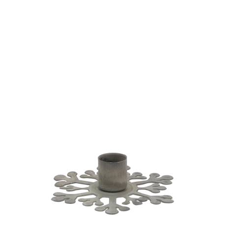 Candlestick snowflake for taper candle