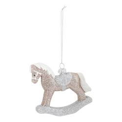 Sparkling Rose Rocking Horse