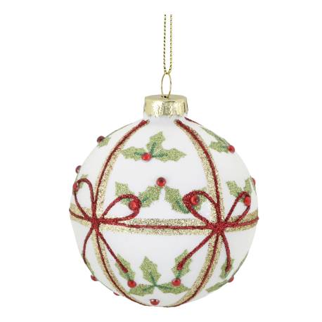 Christmas Bauble w. bow
