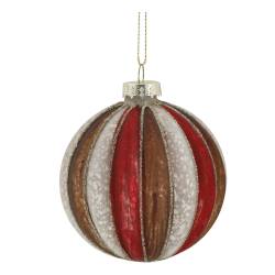 Christmas Bauble w. stripes