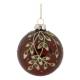 Christmas Bauble w. leaves
