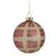Christmas Bauble w. check pattern