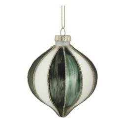 Christmas Bauble w. stripes