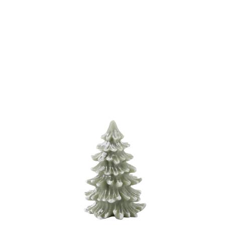 Candle Christmas tree w. glitter
