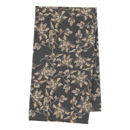 Aix Tea Towel w. leaf pattern