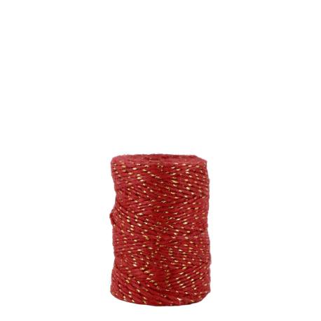 Jute Ribbon w. gold thread