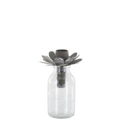 Bottle w. candleholder