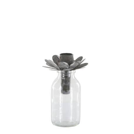 Bottle w. candleholder