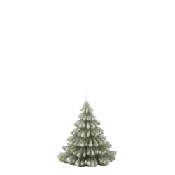 Candle Christmas tree w. glitter