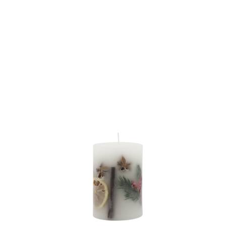 Pillar Candle w. Christmas spices