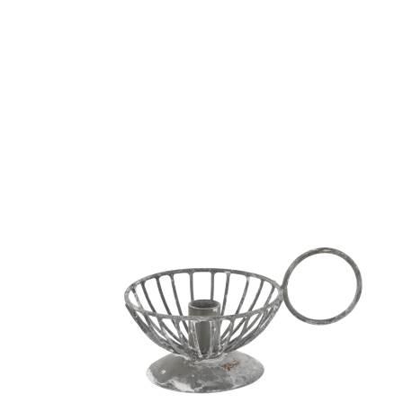 Chamberstick for taper candle