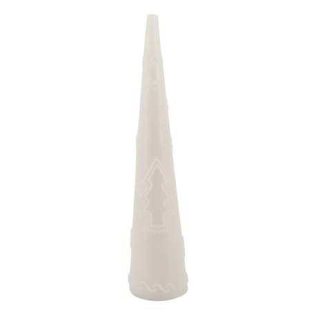 Pillar Candle cone w. pattern