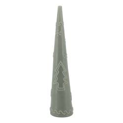 Pillar Candle cone w. pattern