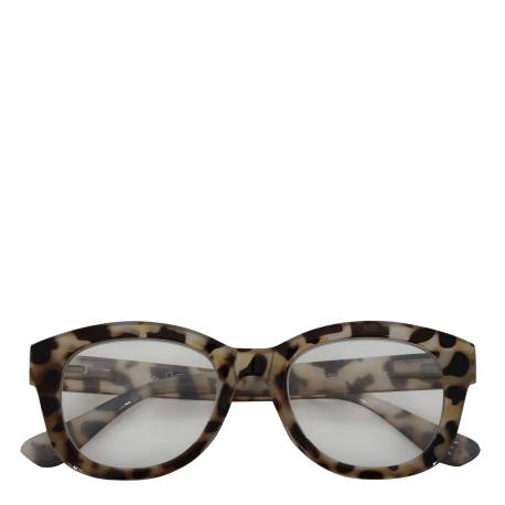 Reading Glasses w. leopard pattern incl. case
