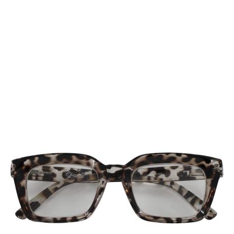 Reading Glasses w. leopard pattern incl. case