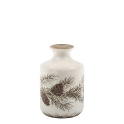Bottle w. fir garland motif