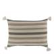 Aix Pillowcase w. tassels & stripes