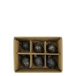 Christmas Baubles in box set of 6