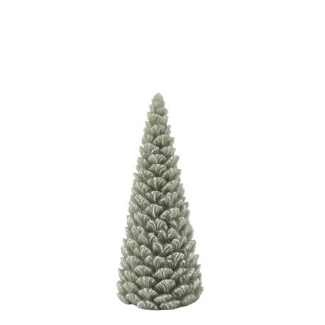 Candle Christmas tree w. glitter
