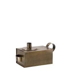 Box w. drawer & candleholder