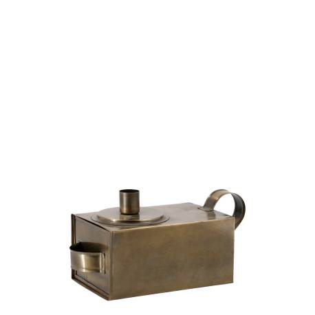 Box w. drawer & candleholder