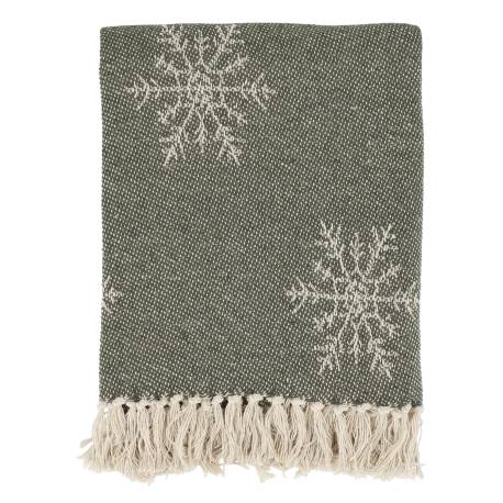 Aix Throw of surplus yarn w. ice crystals