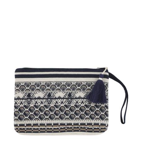 Sens Clutch jacquard woven