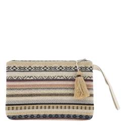 Sens Clutch jacquard woven