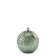 Candle Christmas bauble w. pattern