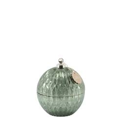 Candle Christmas bauble w. pattern