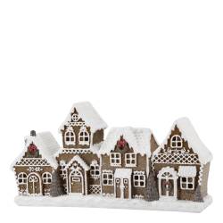 Noël Gingerbread Houses w. LED