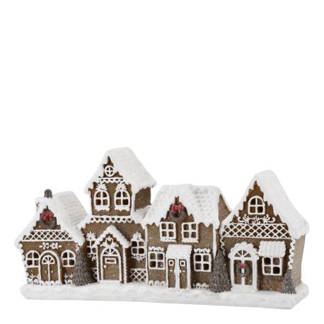 Noël Gingerbread Houses w. LED