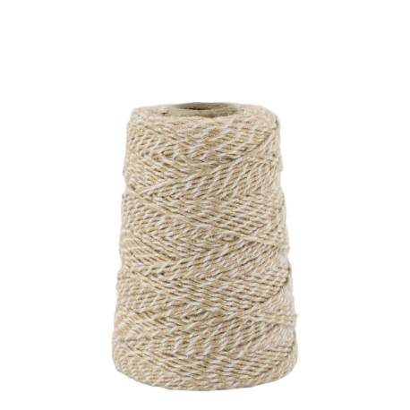 Jute Ribbon w. gold thread